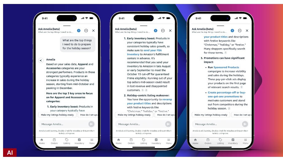 亚马逊生成式AI版图再扩张! 重磅推出电商AI助手Amelia